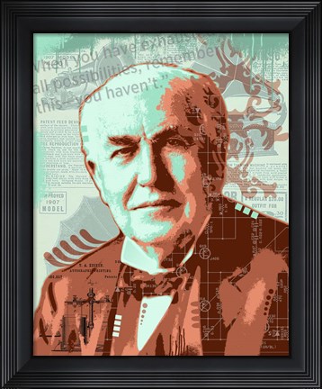Framed Edison Print