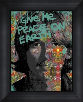 Framed George Harrison Print