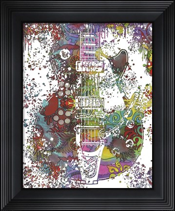 Framed Les Paul Whammy Print