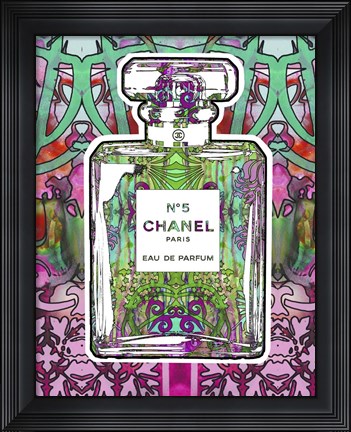 Framed No 5 Chanel Print