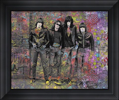 Framed Ramones Print
