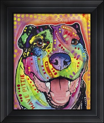 Framed Have Pittie Print