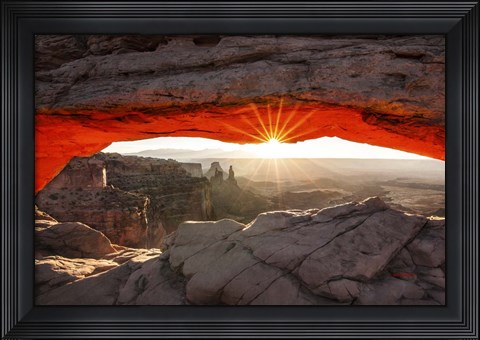 Framed Eye Of The Beholder Print