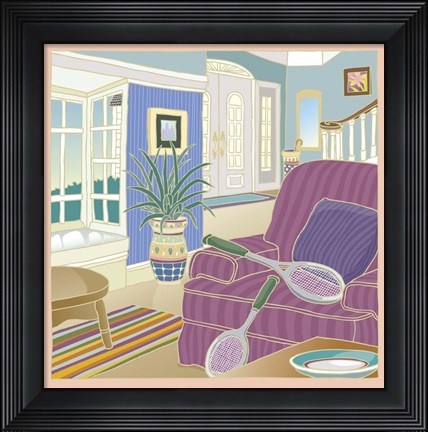 Framed Apres Tennis Print