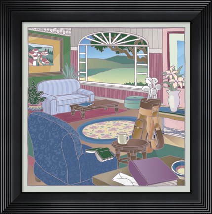 Framed Golf Day Print