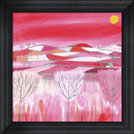 Framed Three Trees - Scottish Landscape Print