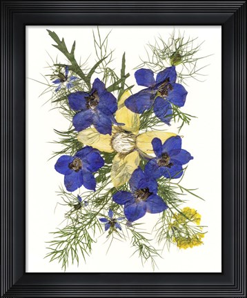 Framed Flower Fantasy 1 Print