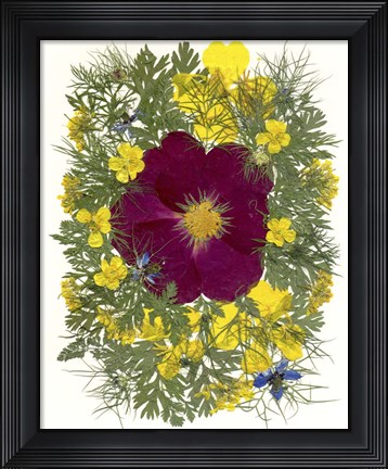Framed Flower Fantasy 2 Print