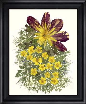 Framed Flower Fantasy 3 Print
