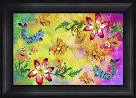 Framed Life And Color Print