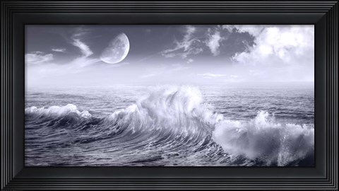 Framed Ocean Wave Print