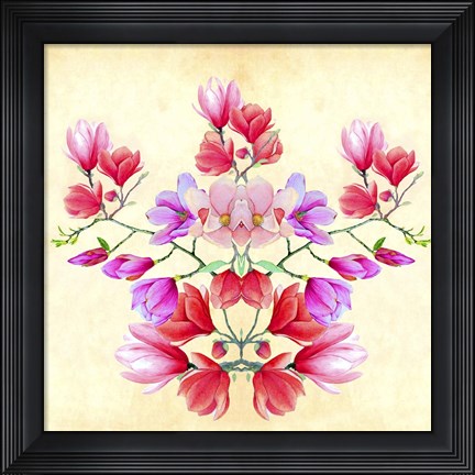 Framed My Garden Flower Print