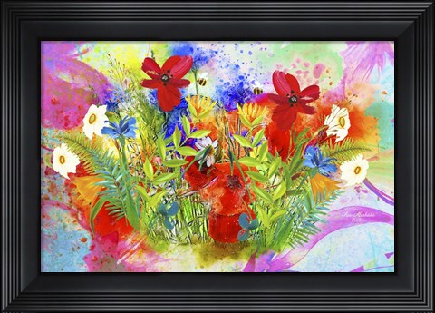 Framed My Garden2 Print