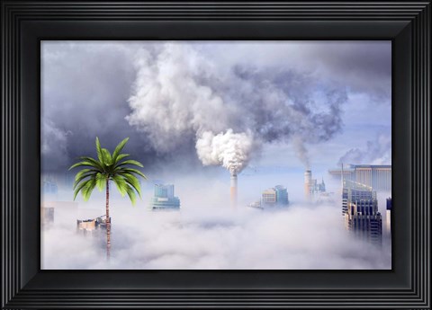 Framed Destruction 2 Print
