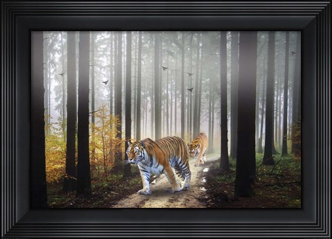 Framed Forest King Print