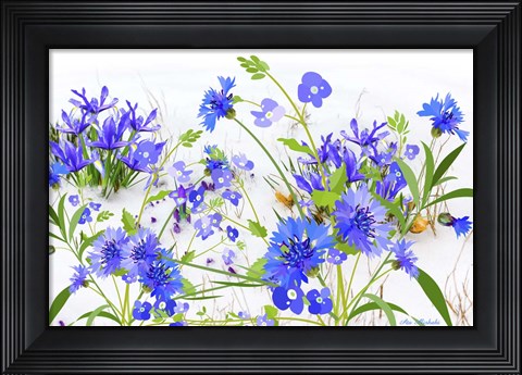 Framed My Garden 3 Print