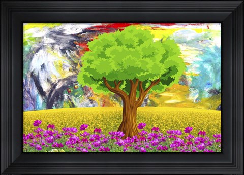 Framed Nature And Colors 4 Print