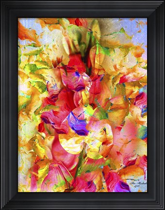 Framed Sea Of Colors 2 Print
