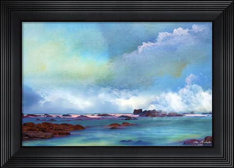 Framed Water And Sky Print