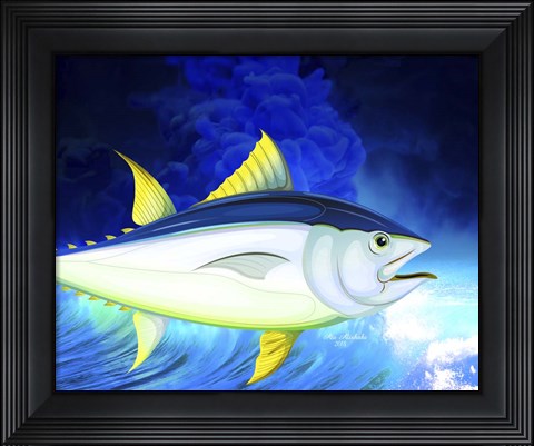 Framed Big Fish 2D Print