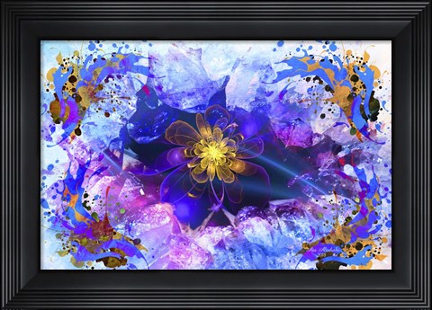 Framed Light And Colors Print