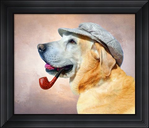 Framed Nice Pose Dude Print