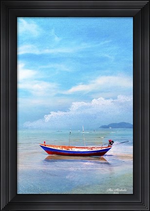 Framed Seascape Ad2 Print
