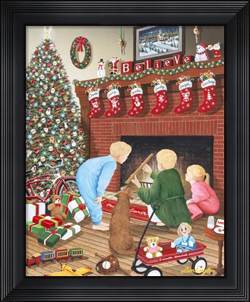 Framed Believe Print