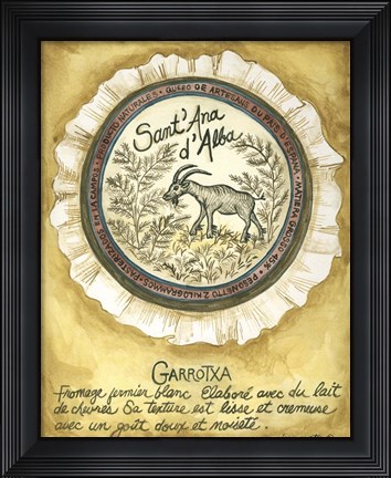 Framed Cheese Garrotxa Ap Print