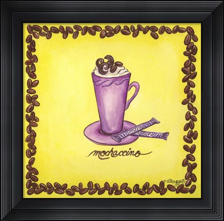 Framed Coffees Mochaccino Print