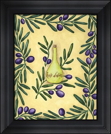 Framed Olive Oil French Print