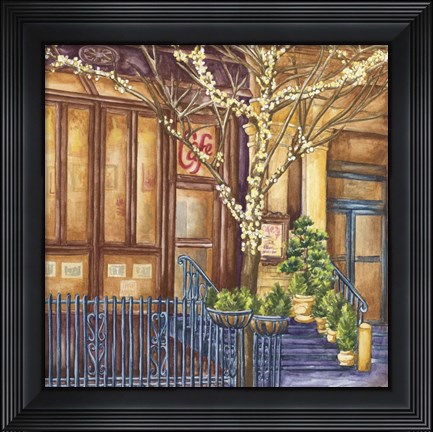 Framed Cafe Lalo Print