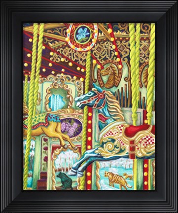 Framed Carousel Henri Henry Print