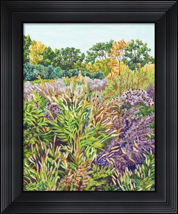 Framed NY Littletree Goldenrod Print
