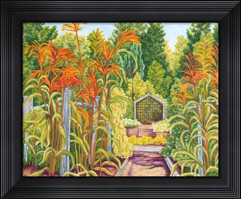 Framed NY September Grains Print