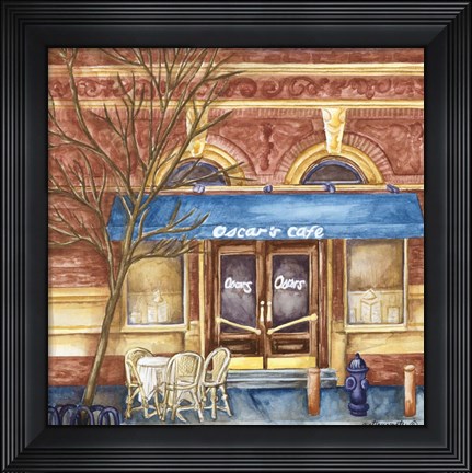 Framed Oscars Cafe Print