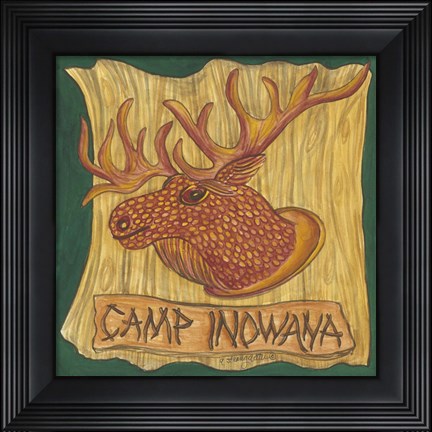 Framed Adirondack Camp Inowana Print