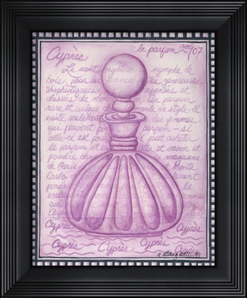 Framed Perfume Chypres Print