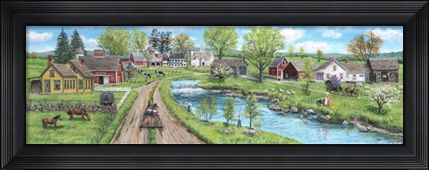 Framed Spillway Bridge Print