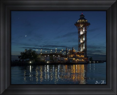 Framed Under The Summer Moon Print