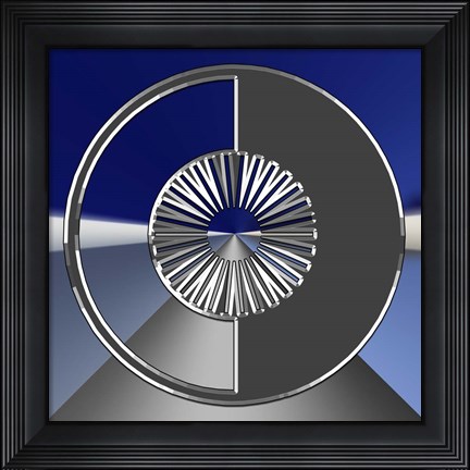 Framed Silver Road 1 Print