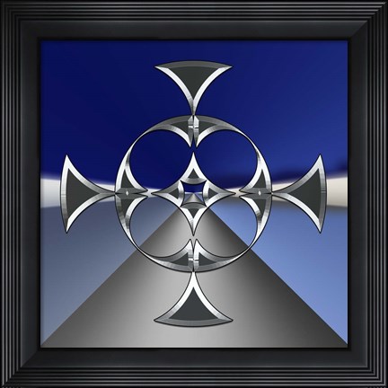 Framed Silver Road 5 Print
