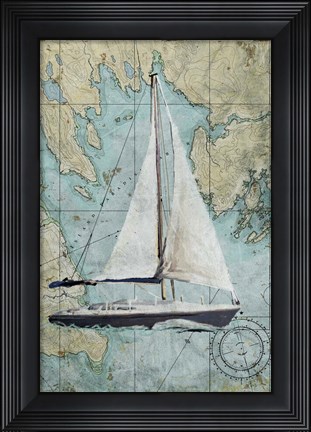 Framed Maritime Sail Print