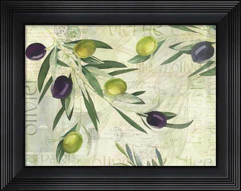 Framed Olives de Nice Print