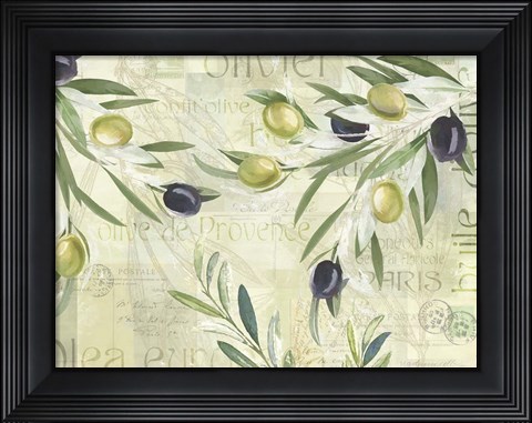 Framed Olives de Provence Print
