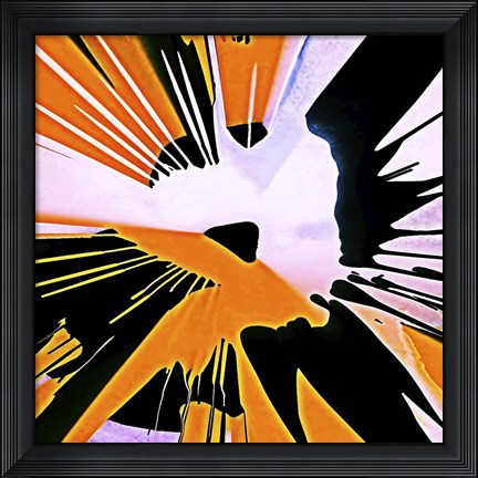Framed Bumble Bee Splash Print