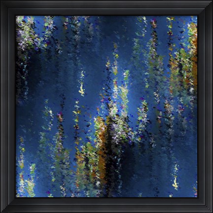 Framed Floral Underwater Print