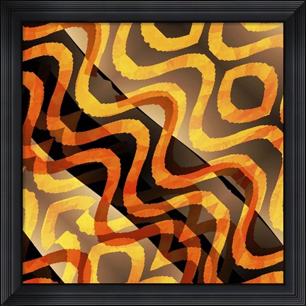 Framed Shimmering Heat Print