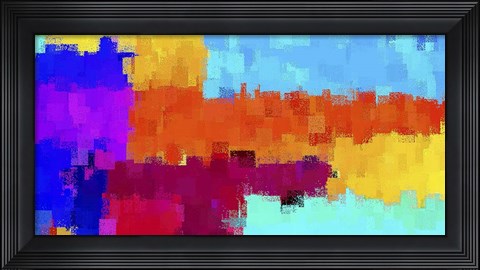 Framed Squares Print
