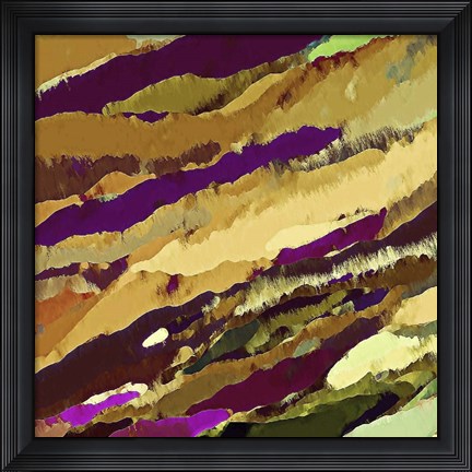 Framed Surface Odyssey Gold Print